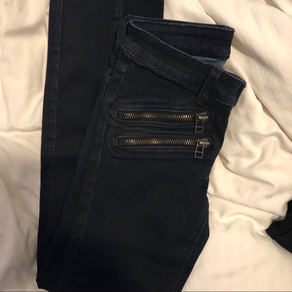 Carmar dark wash skinny jeans
